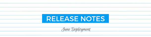 June Release Notes